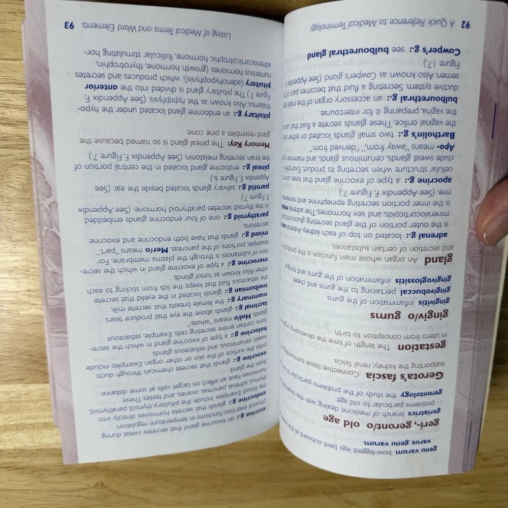 A Quick Reference to Medical Terminology Paperback Excellent Condition